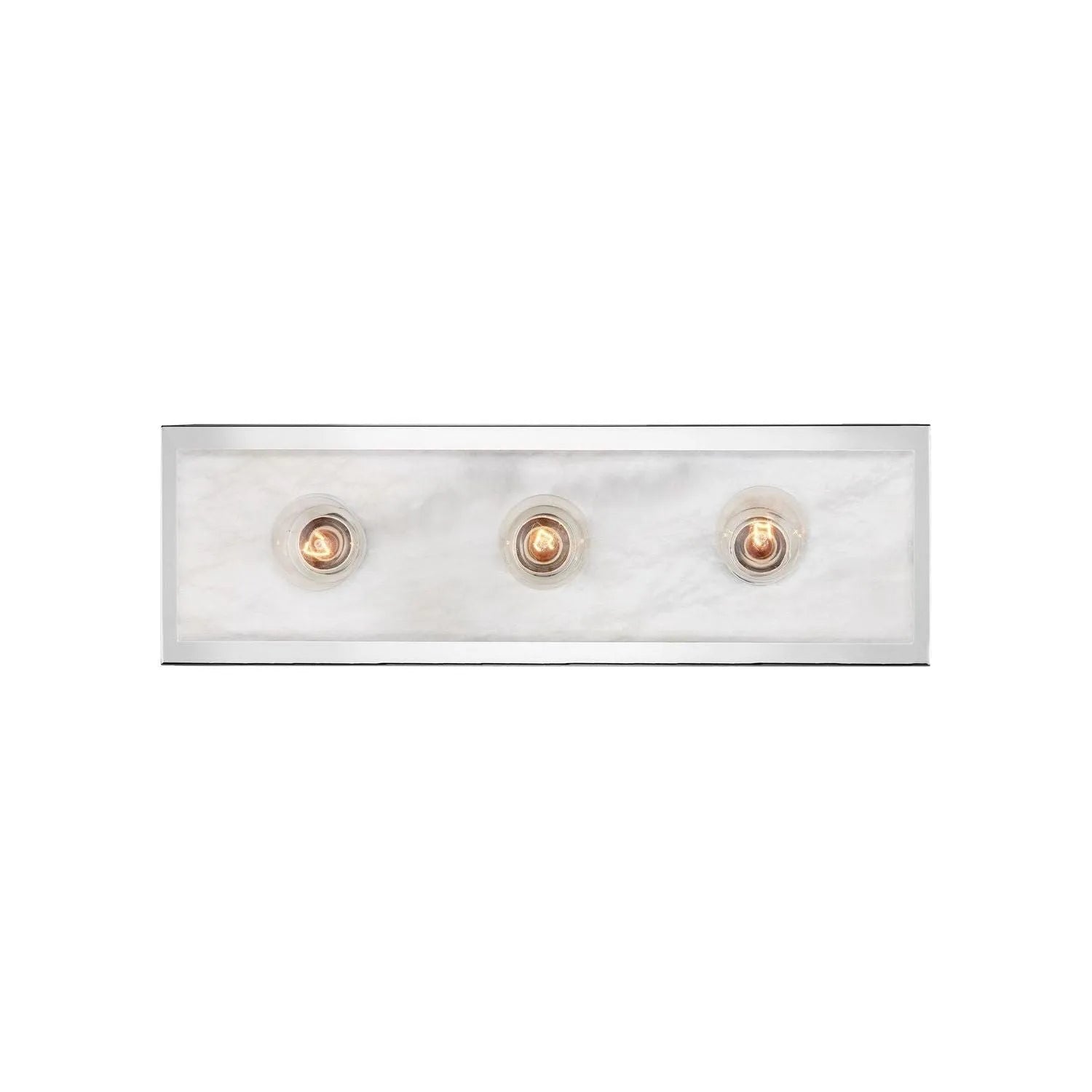 Currey and Company - 5800-0054 - Three Light Bath Wall Sconce - Berdine - Natural / Polished Nickel