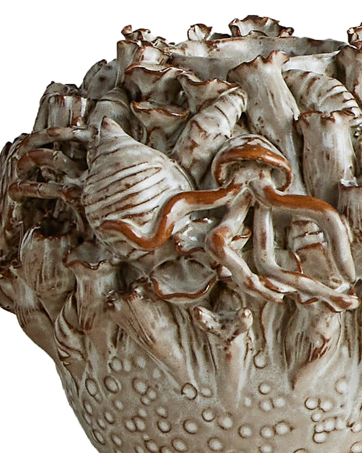 Currey and Company 1200-1053 Tidal Vase in Milky White