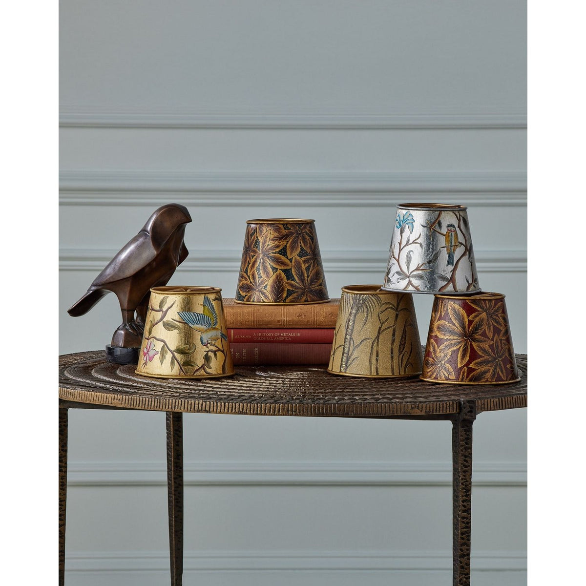 Currey and Company 1200-1058 Horus Bird in Dark Brown