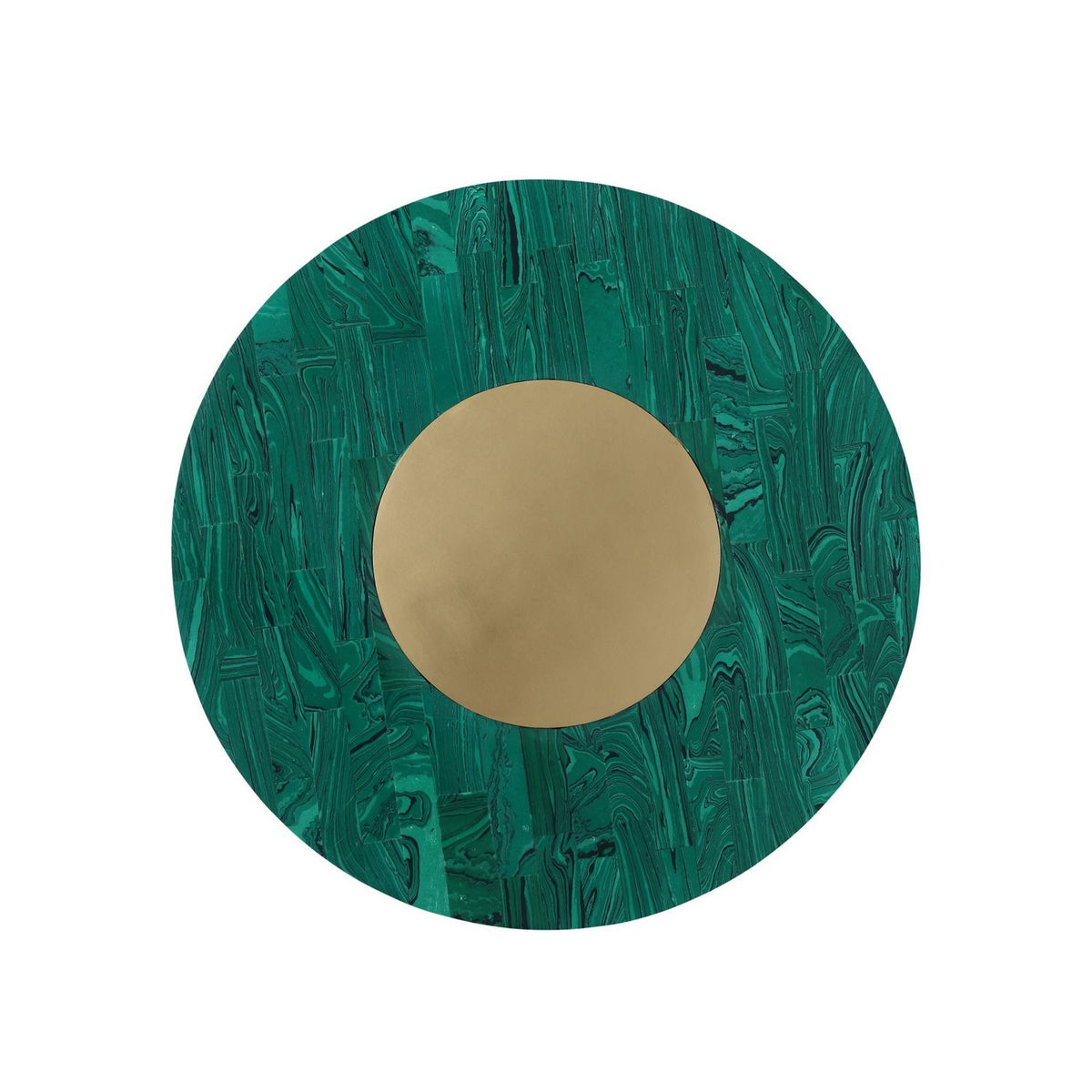Currey and Company 1200-1061 Transformation Box in Marbled Green/Brushed Brass