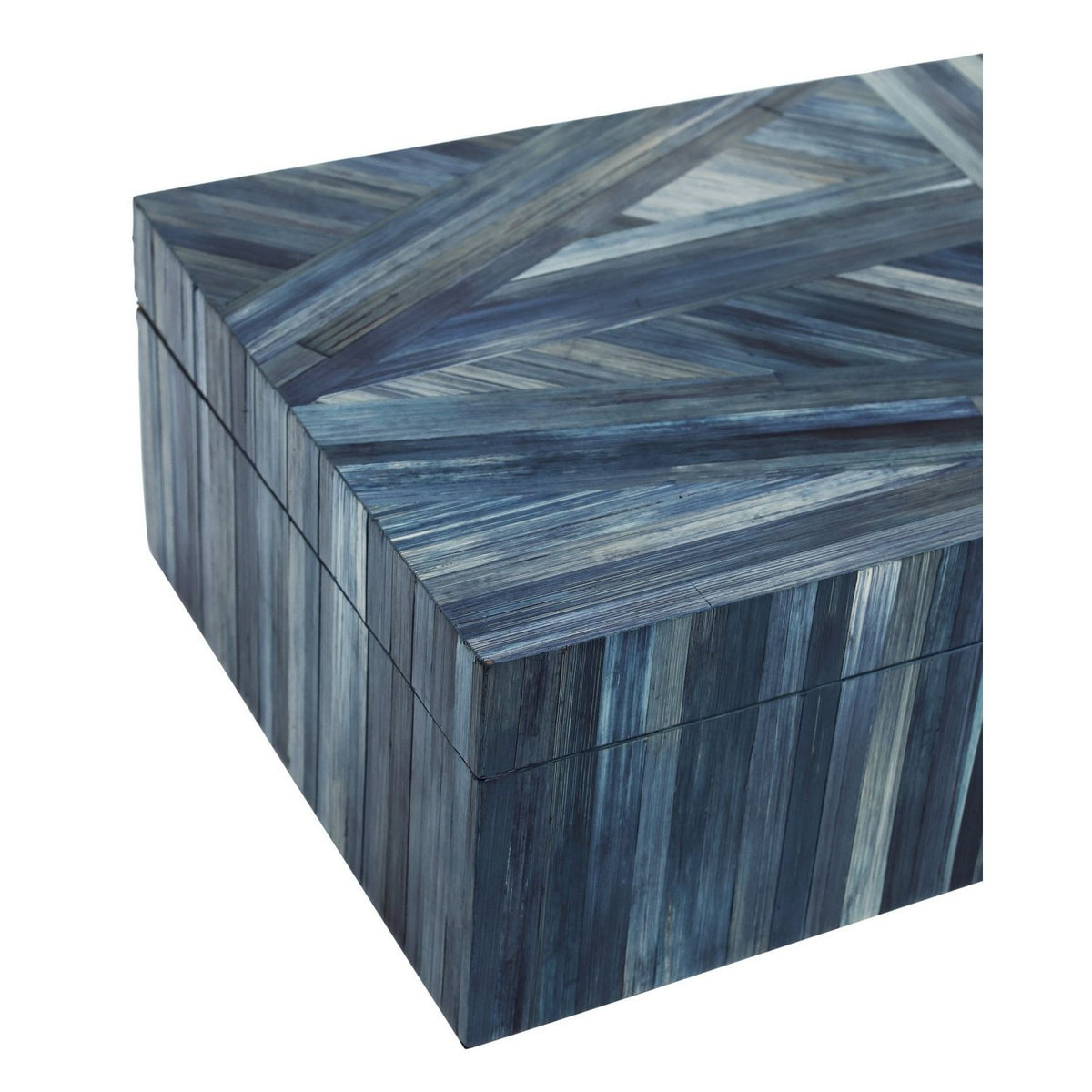 Currey and Company 1200-1067 Winter Harvest Box in Blue