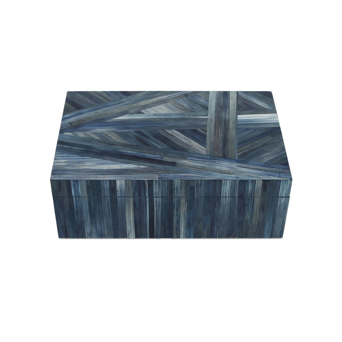 Currey and Company 1200-1067 Winter Harvest Box in Blue