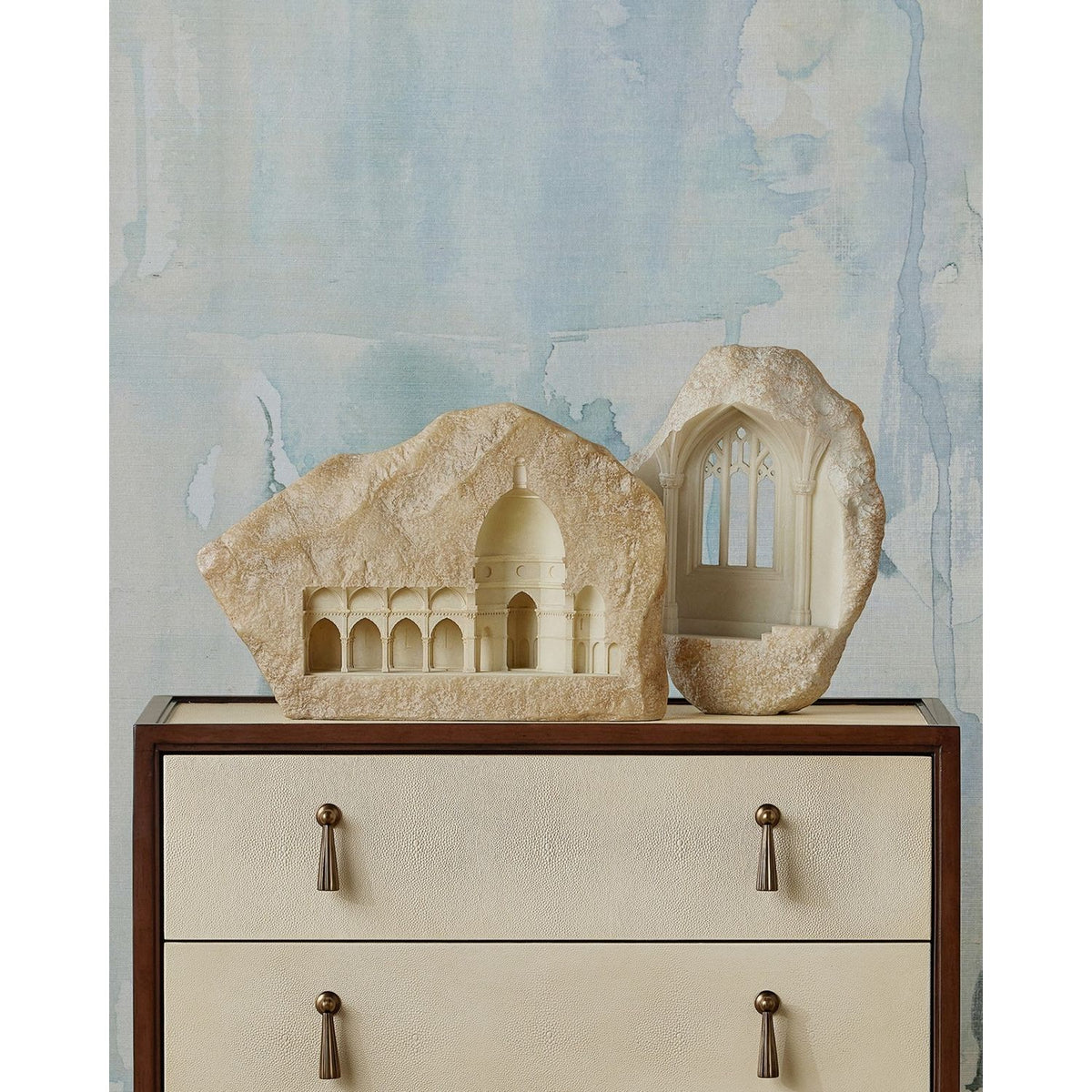 Currey and Company 1200-1072 Architectural Remnant in Antique White