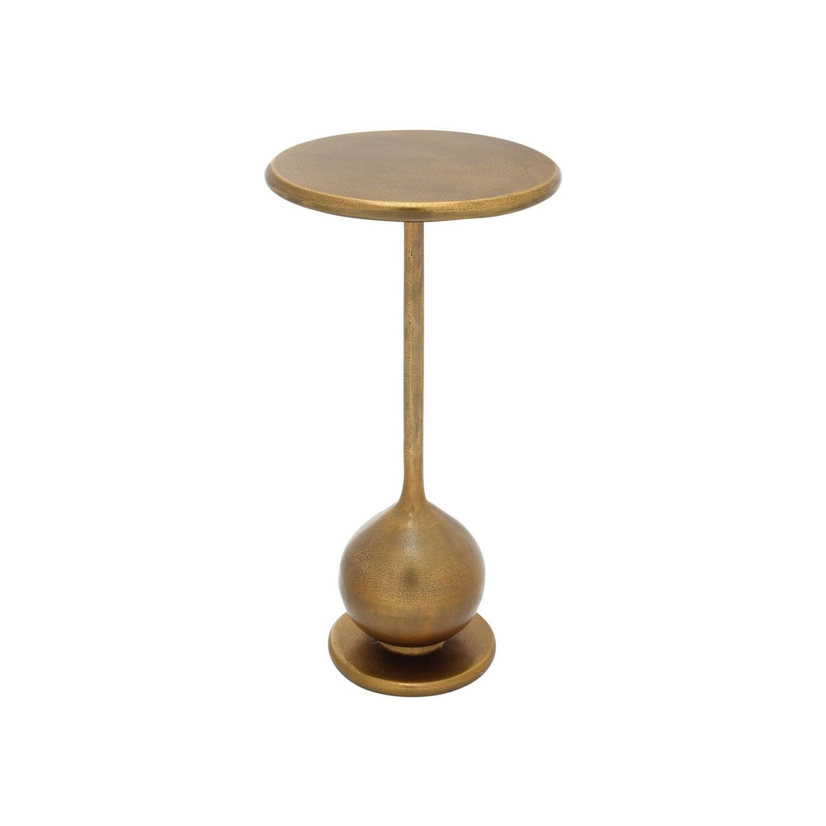 Currey and Company 4000-0248 Carillon Accent Table in Antique Brass