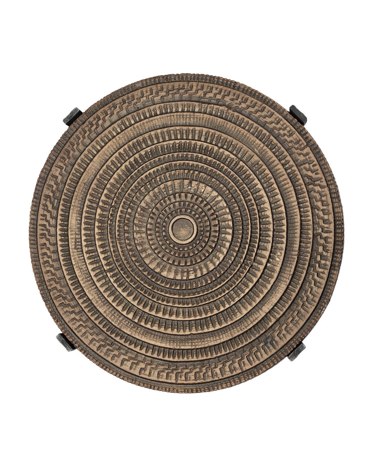 Currey and Company 4000-0256 Unity Accent Table in Antique Bronze/Dark Bronze