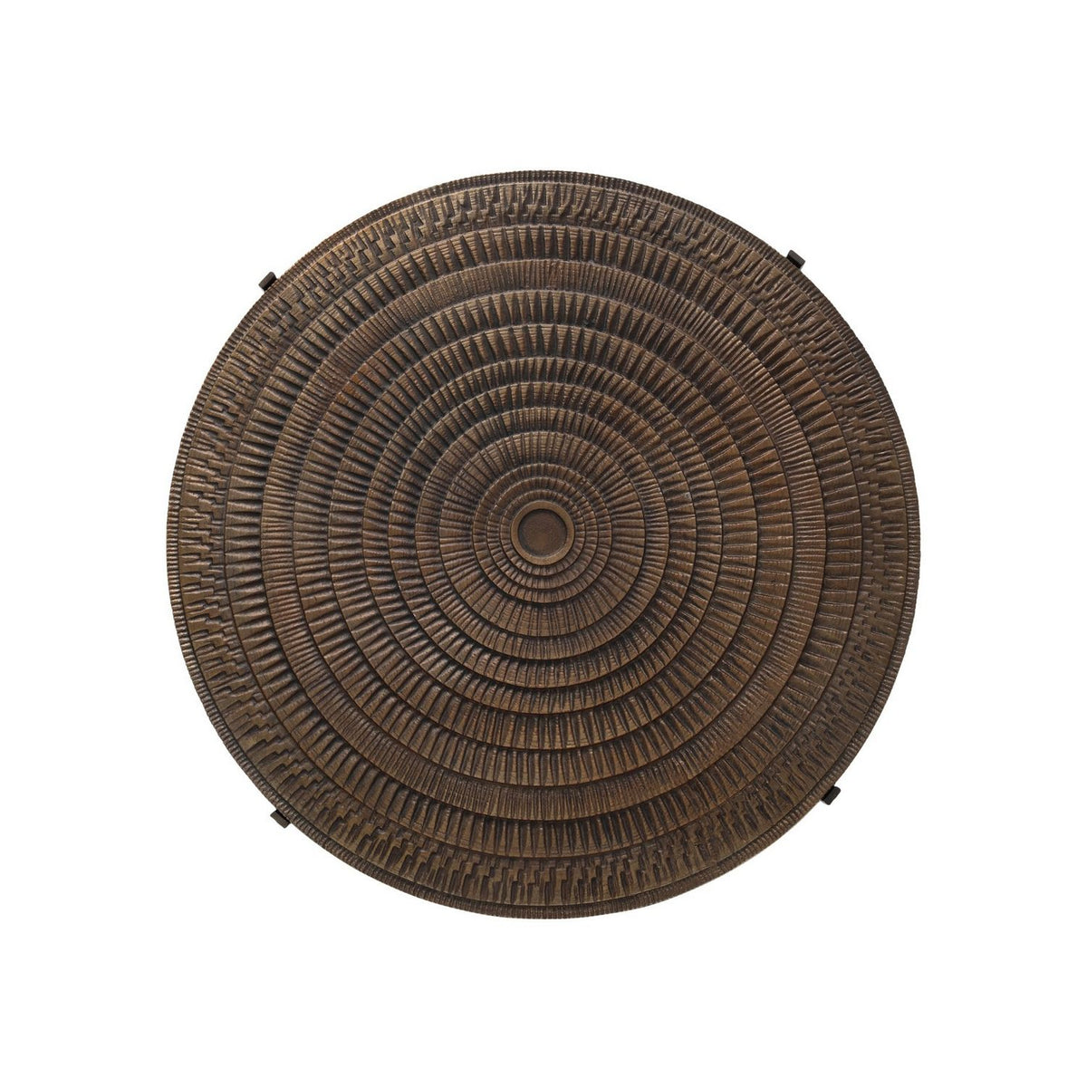 Currey and Company 4000-0257 Unity Cocktail Table in Antique Bronze/Dark Bronze