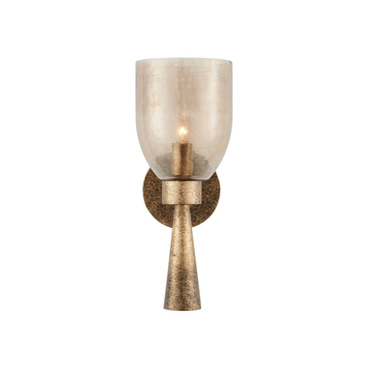 Currey and Company 5000-0293 Woburn Wall Sconce in Copper Brown/Gold Ombre