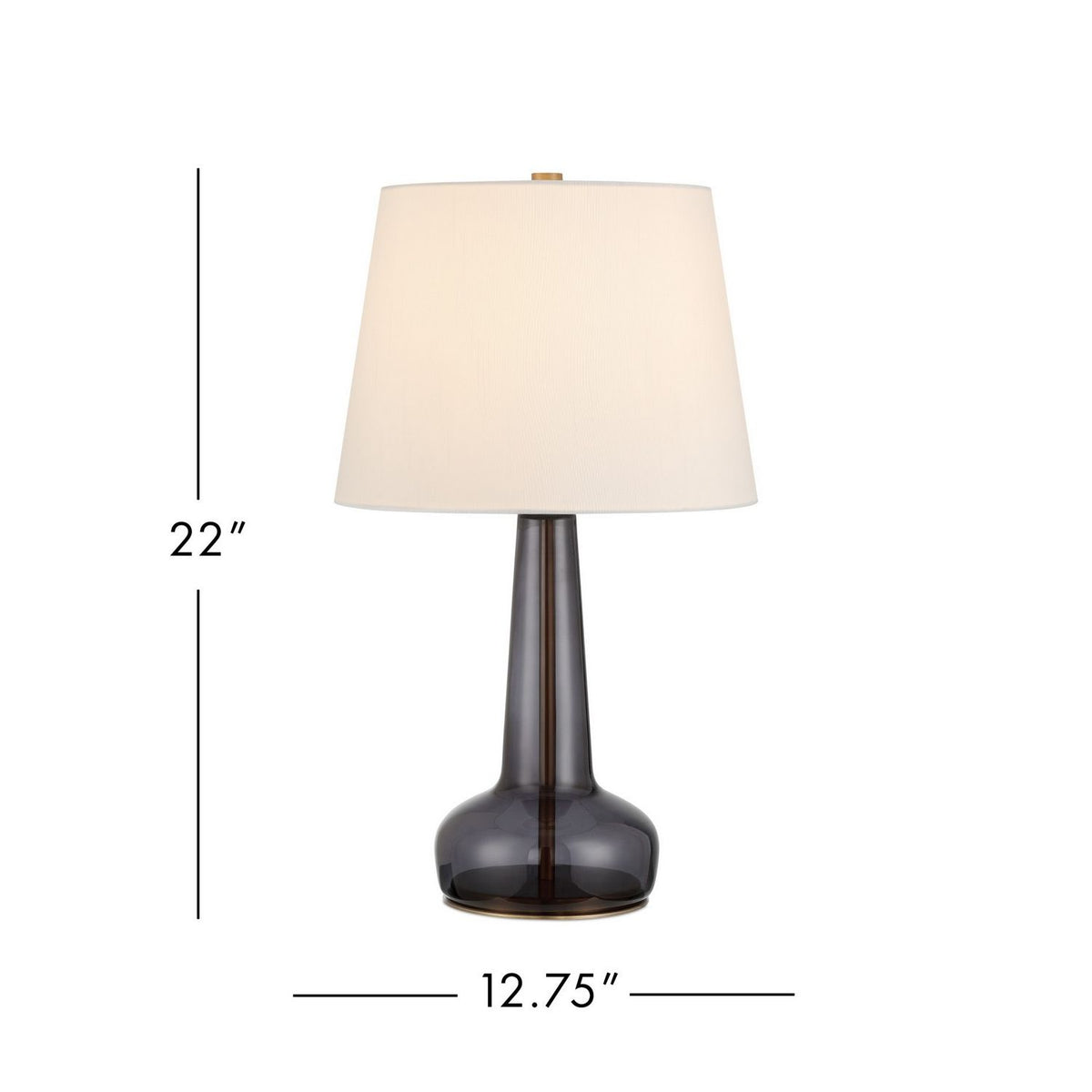 Currey and Company 6000-1063 Rosenborg Table Lamp in Dark Purple