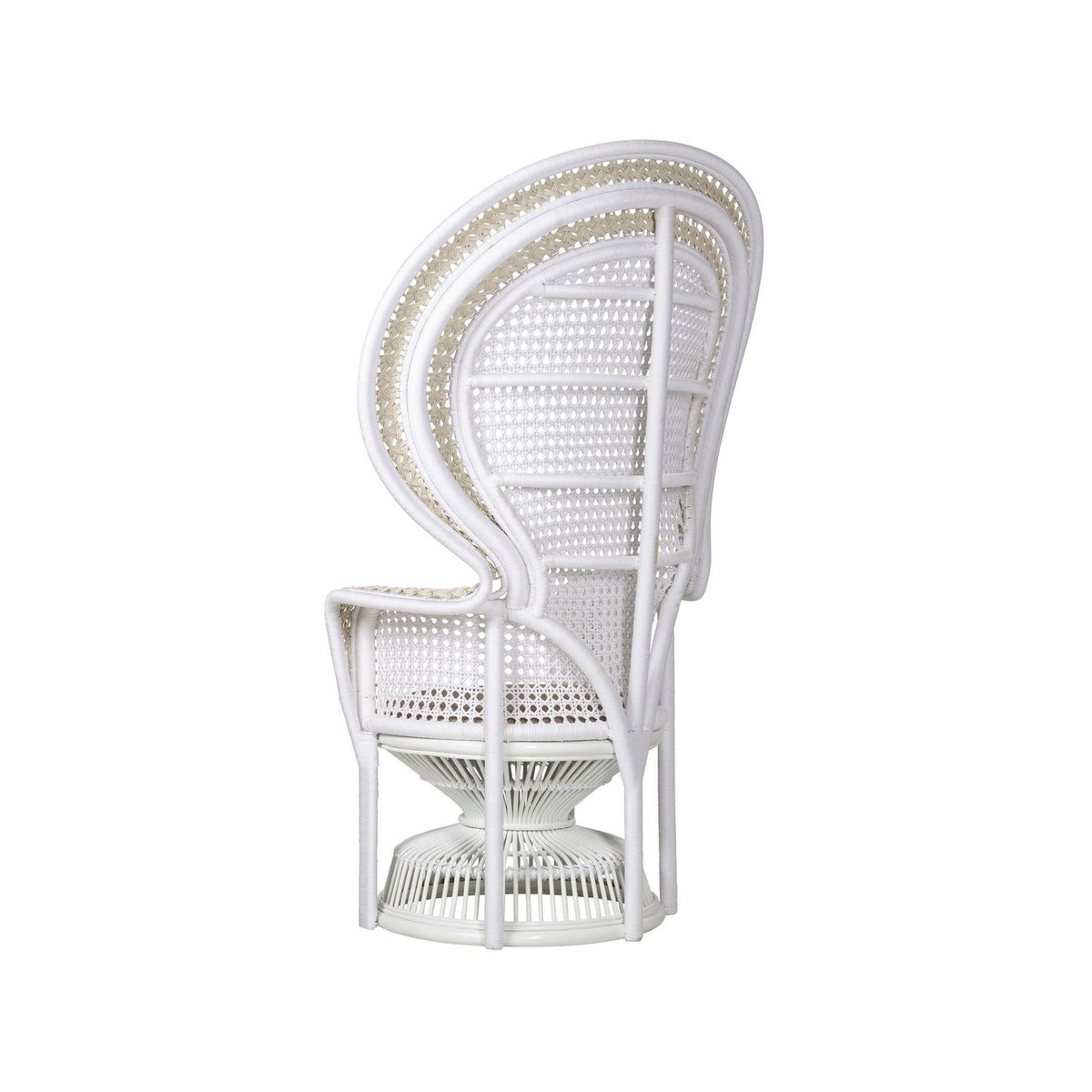 Currey and Company 7000-1072 Emanuelle Armchair in White/Natural
