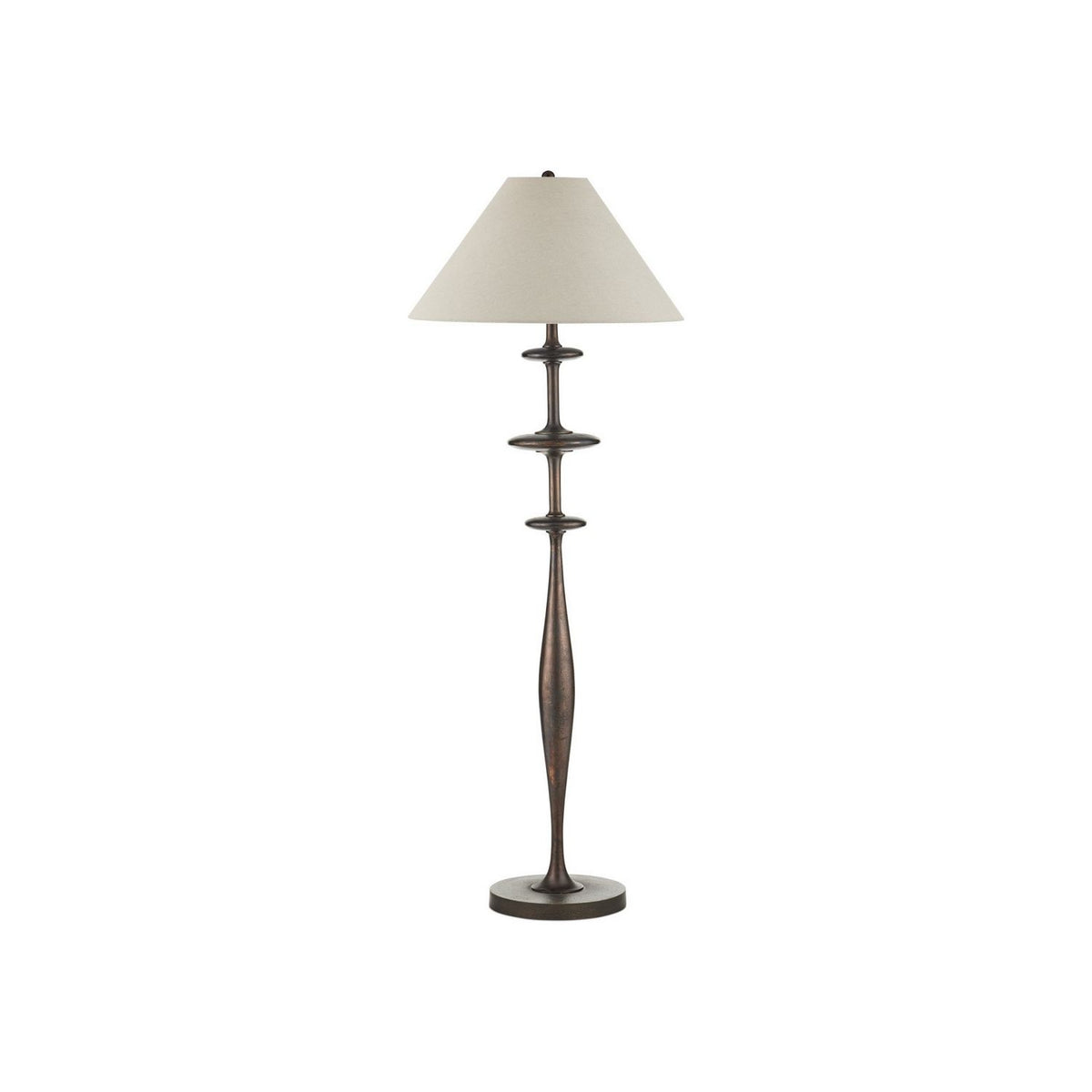 Currey and Company 8000-0178 Aqueous Floor Lamp in Dark Bronze