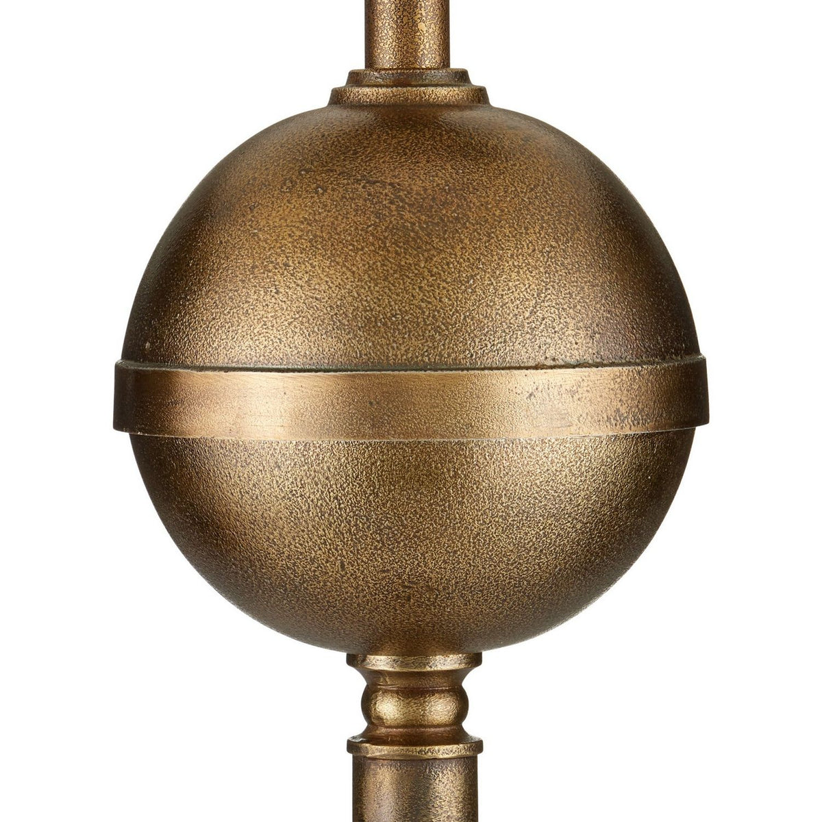 Currey and Company 8000-0179 Boullee Floor Lamp in Antique Brass