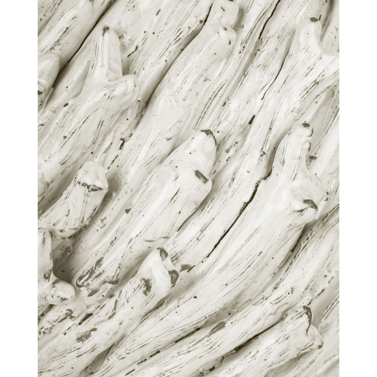 Currey and Company 1200-1109 Seadrift Vase in White