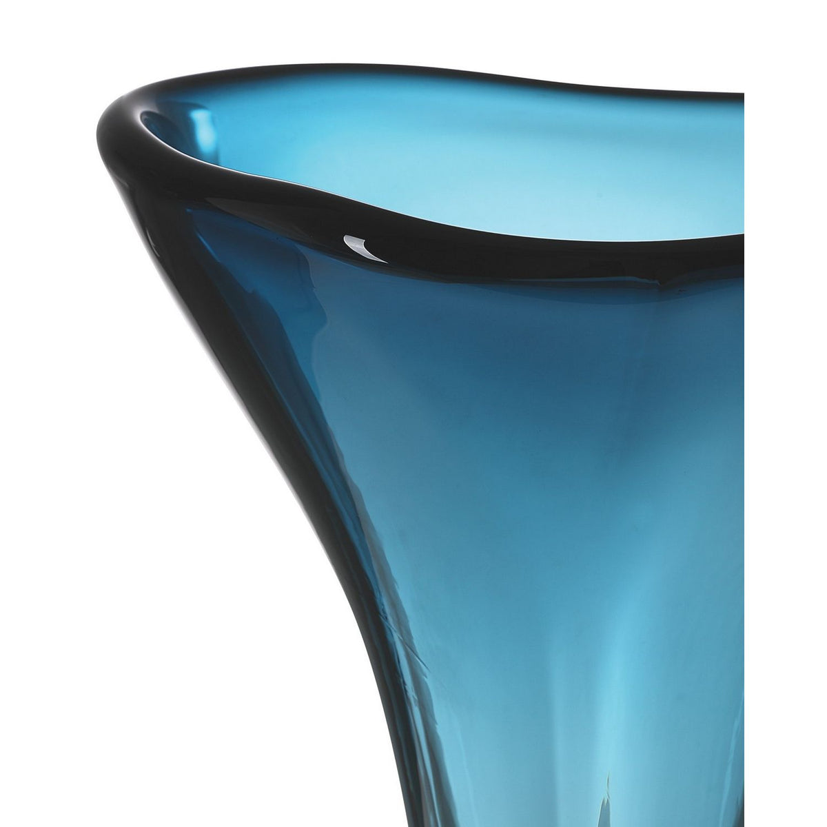 Currey and Company 1200-1150 Aubrey Vase in Blue