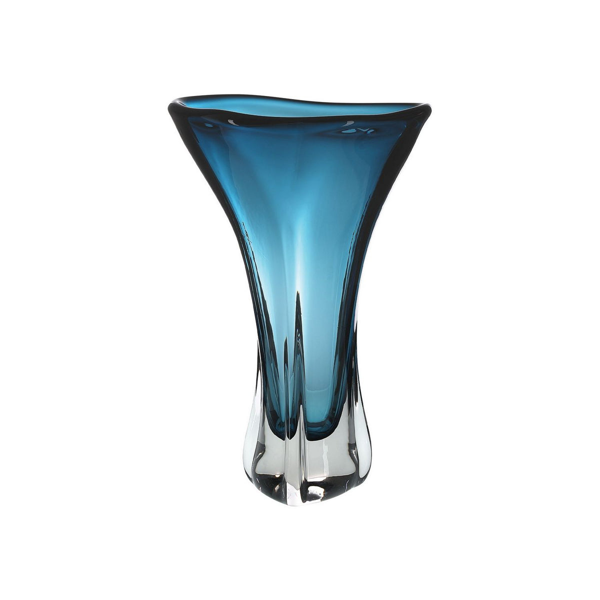Currey and Company 1200-1150 Aubrey Vase in Blue