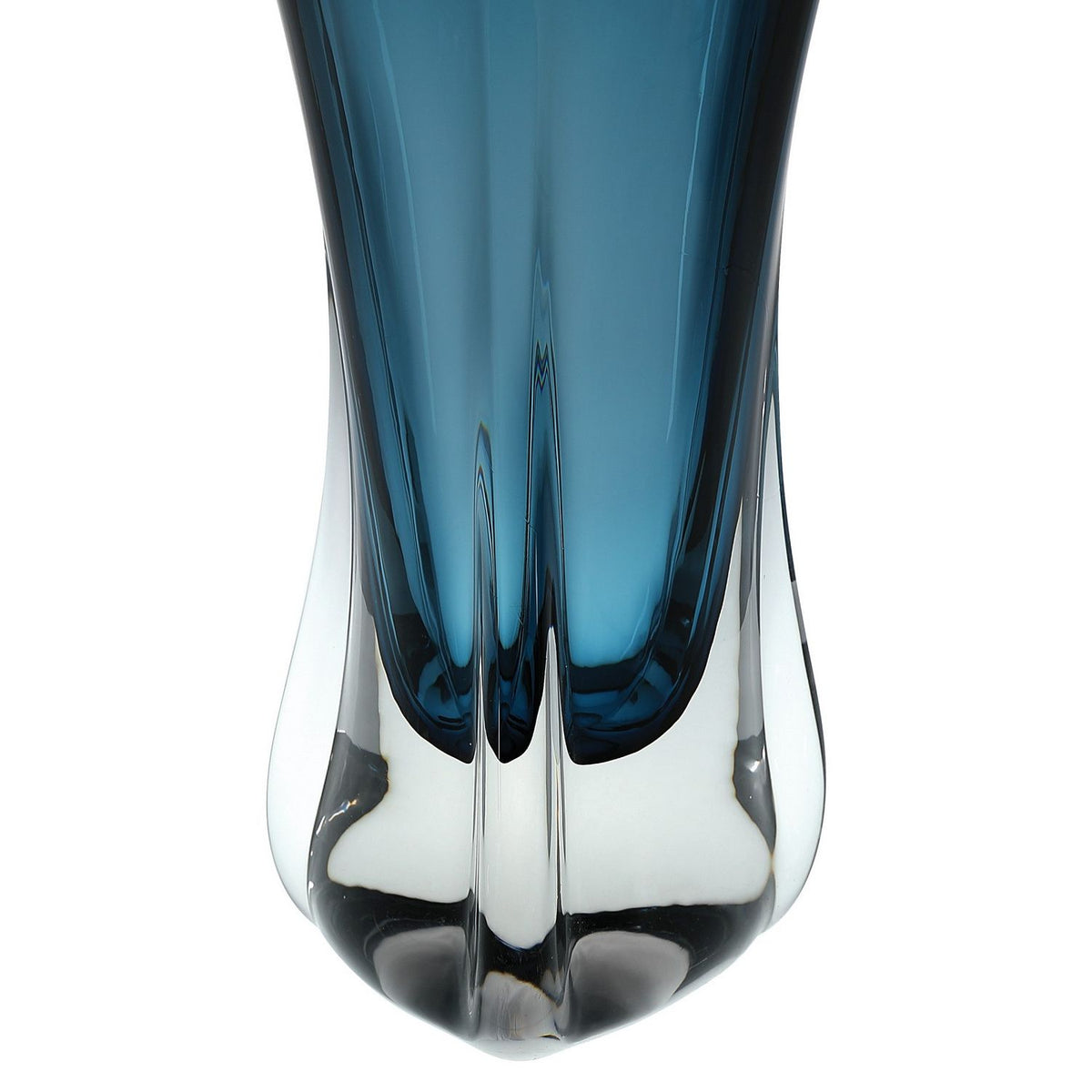 Currey and Company 1200-1150 Aubrey Vase in Blue