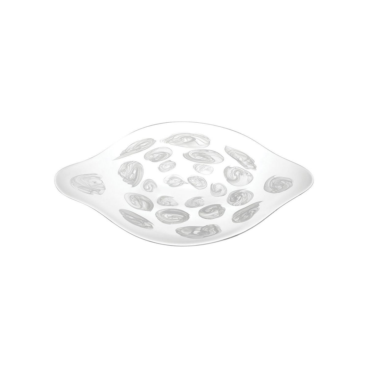 Currey and Company 1200-1152 Aetheria Bowl in Clear/White