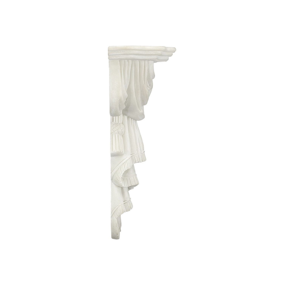 Currey and Company 1200-1154 Chiton Wall Shelf in Antique Off-White