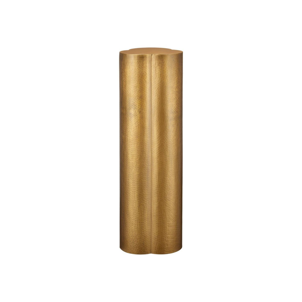 Currey and Company 4000-0271 Trebol Pedestal in Antique Brass