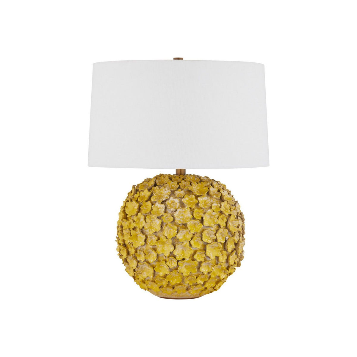 Currey and Company 6000-1076 Mantilla Table Lamp in Yellow