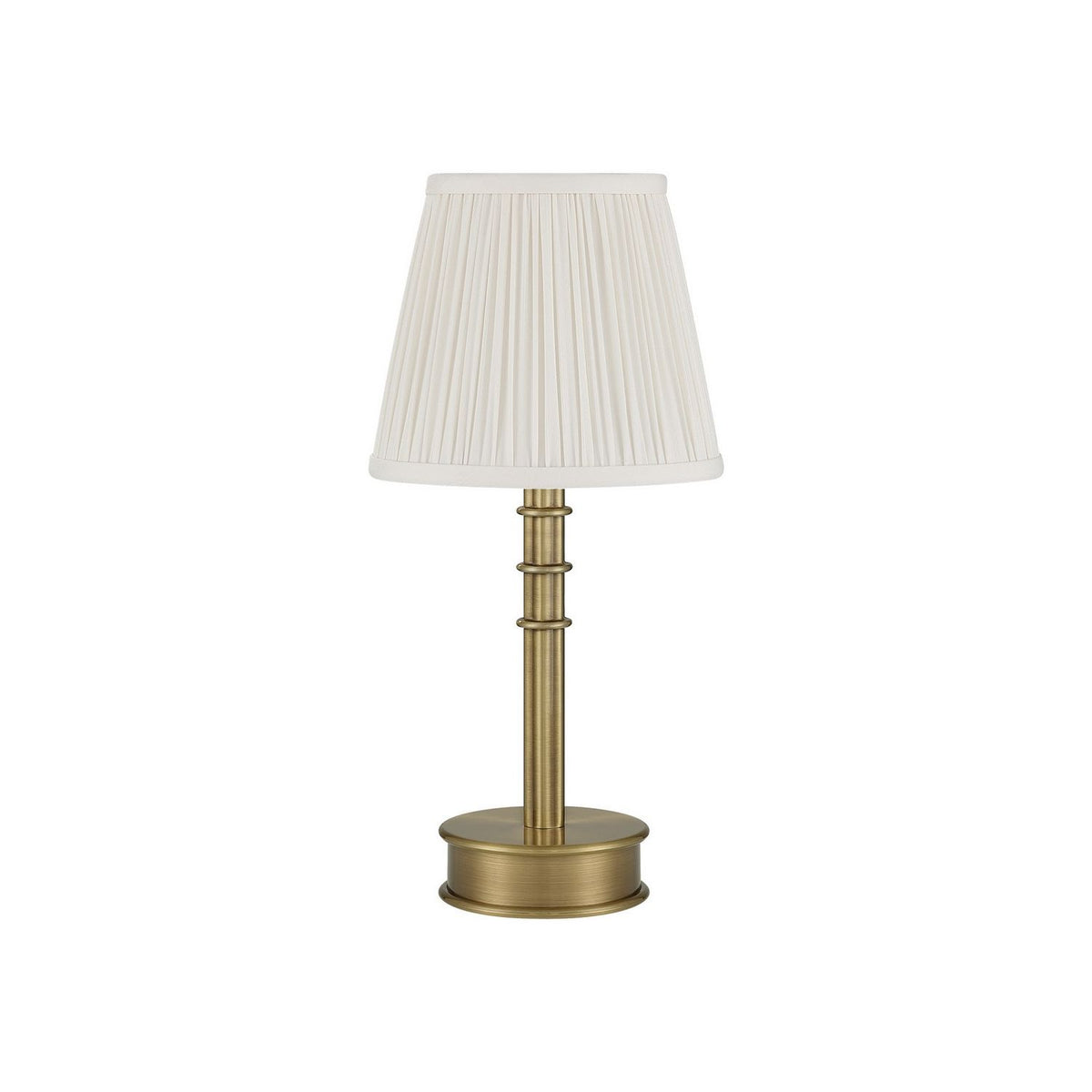 Currey and Company 6700-0034 Valise Cordless Table Lamp in Polished Antique Brass