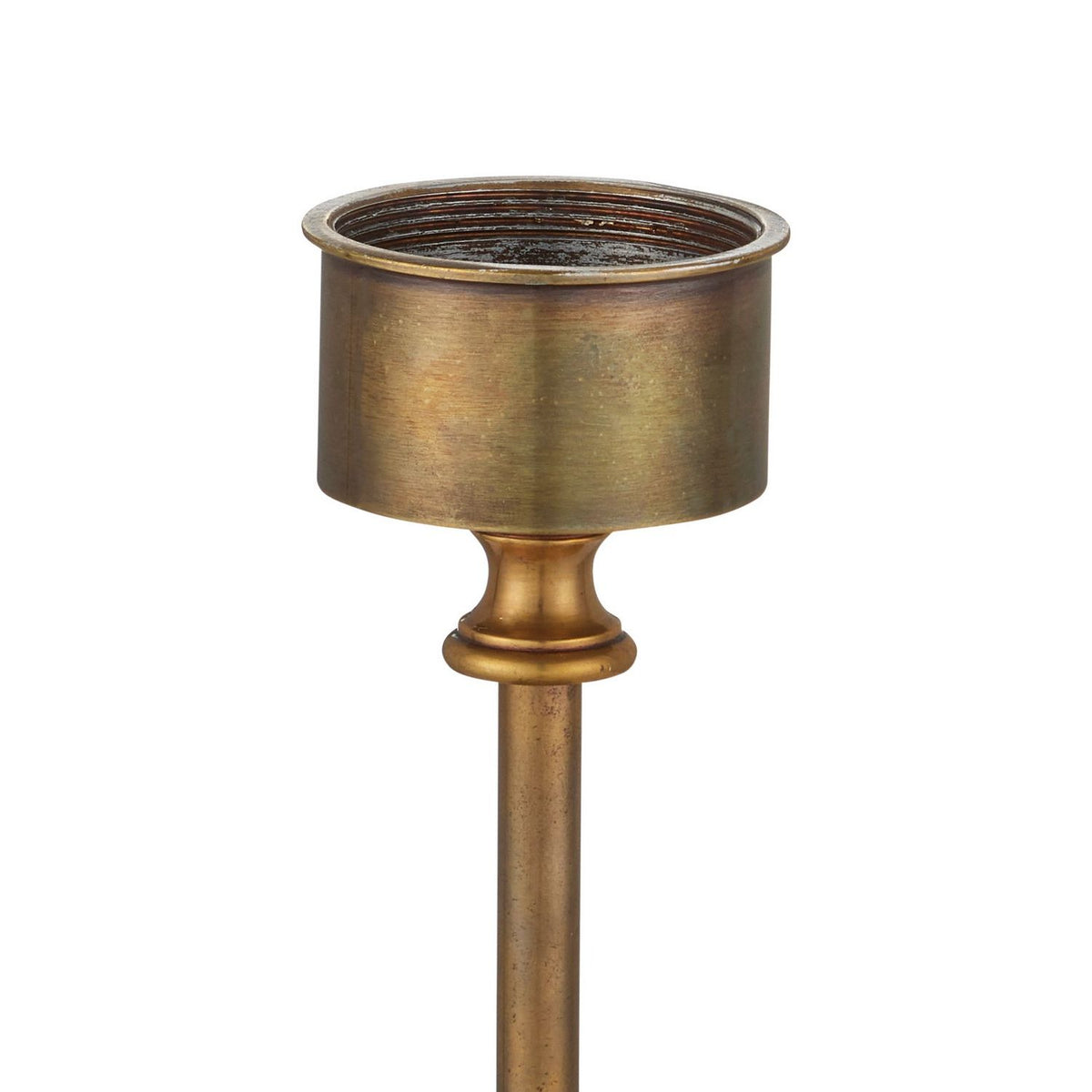 Currey and Company 6700-0038 Migratory Cordless Table Lamp in Vintage Brass/Black