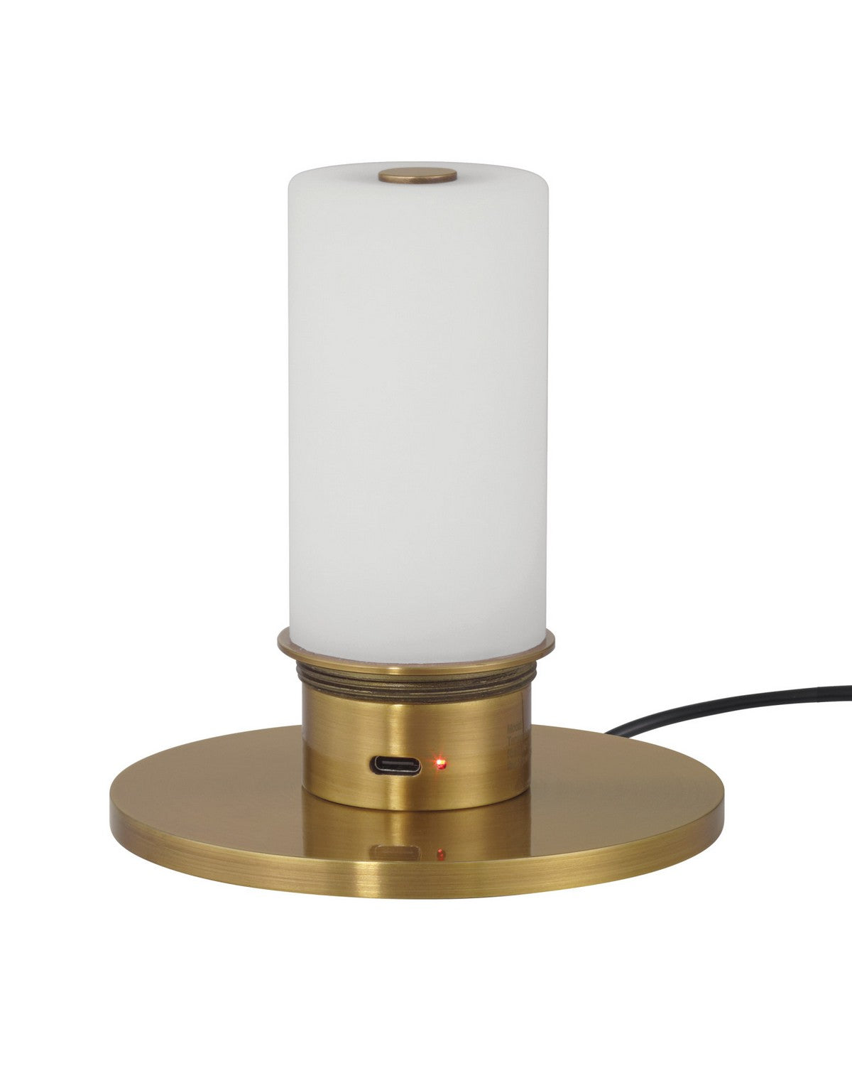 Currey and Company 6700-0039 Wander Cordless Table Lamp in Antique Brass