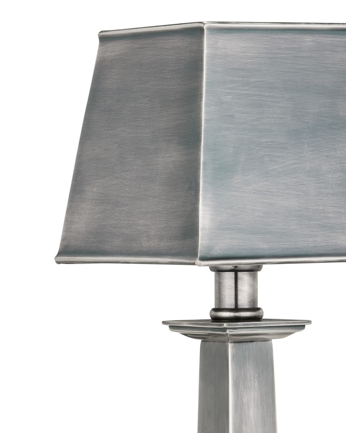 Currey and Company 6700-0040 Wander Cordless Table Lamp in Antique Silver