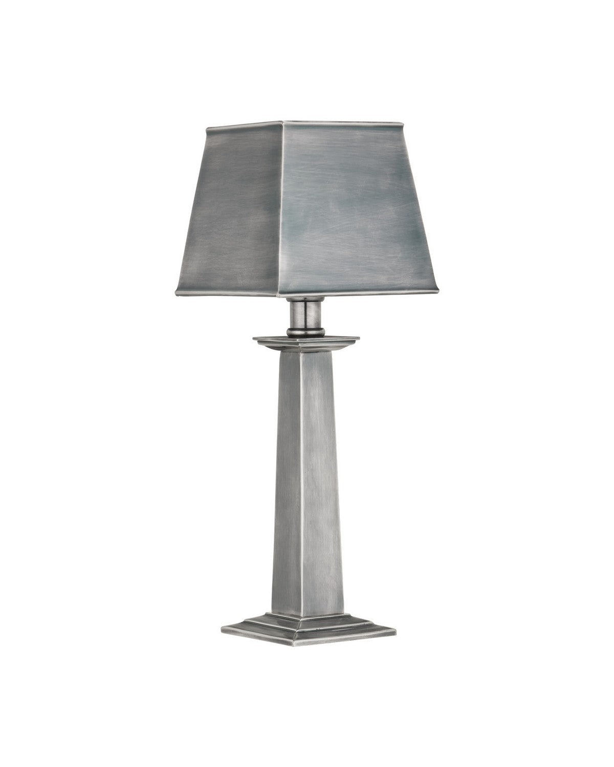 Currey and Company 6700-0040 Wander Cordless Table Lamp in Antique Silver