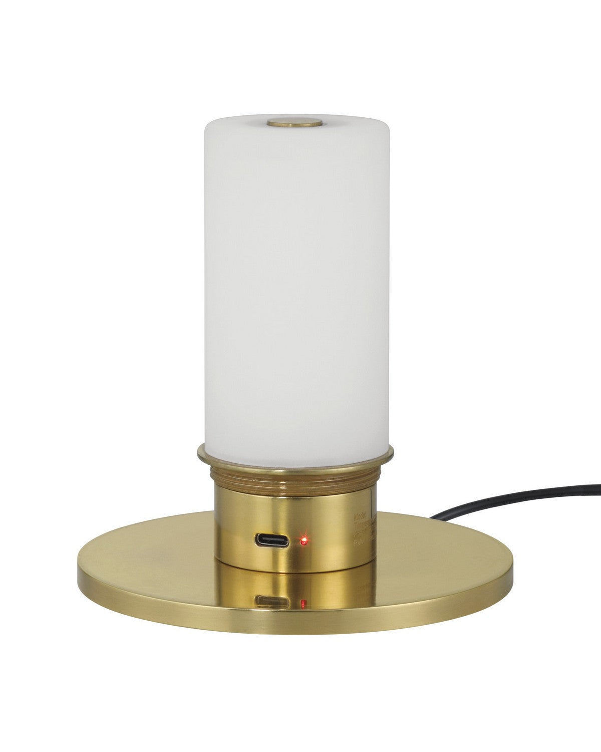 Currey and Company 6700-0041 Wander Cordless Table Lamp in Polished Brass