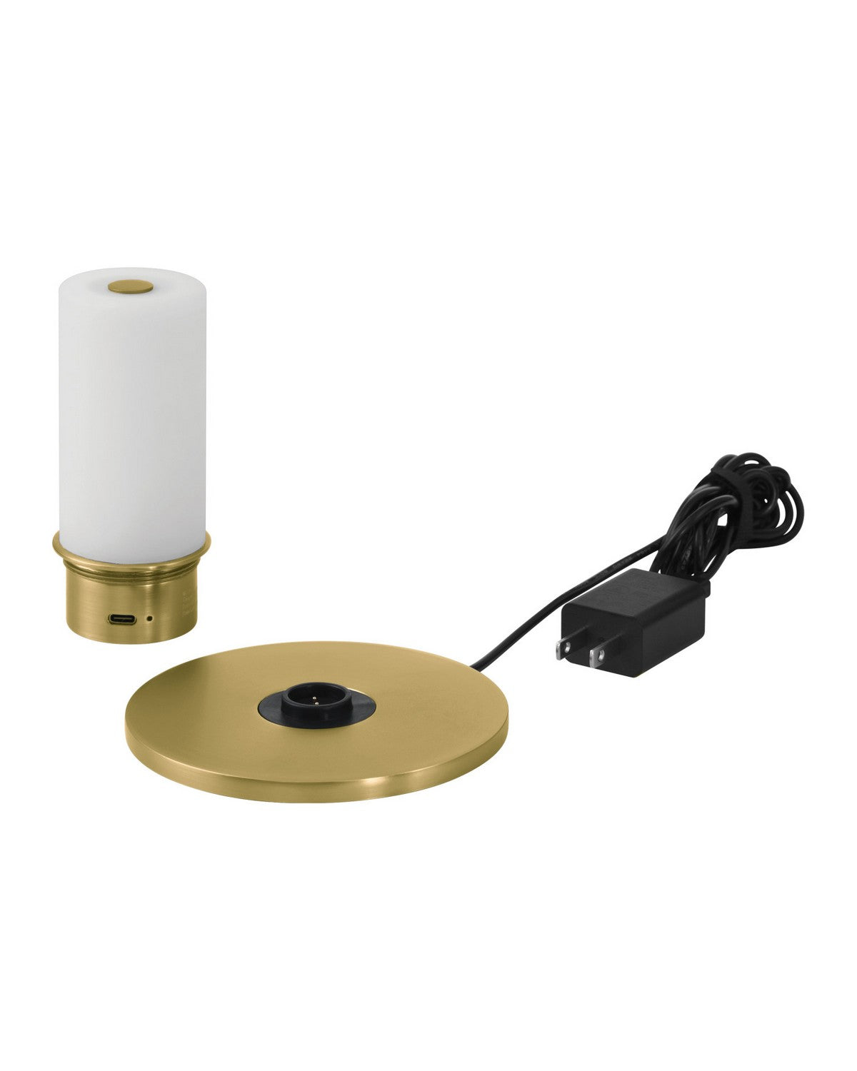 Currey and Company 6700-0041 Wander Cordless Table Lamp in Polished Brass