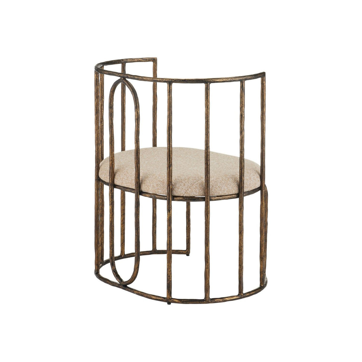 Currey and Company 7000-1282 Euclid Chair in Antique Bronze