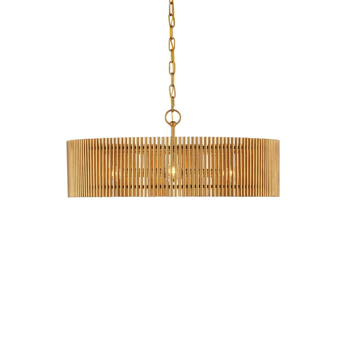 Currey and Company 9000-1490 Lavenham Chandelier in Brushed Brass
