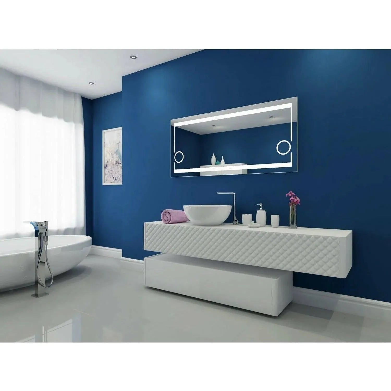 Paris Mirror - Aurora LED Mirror - AUROX60283000 | The Rug District