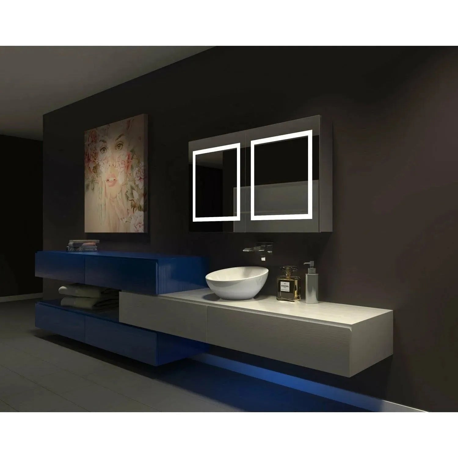 Paris Mirror - Harmony Cabinet LED Mirror - CHARM48286000 | The Rug District