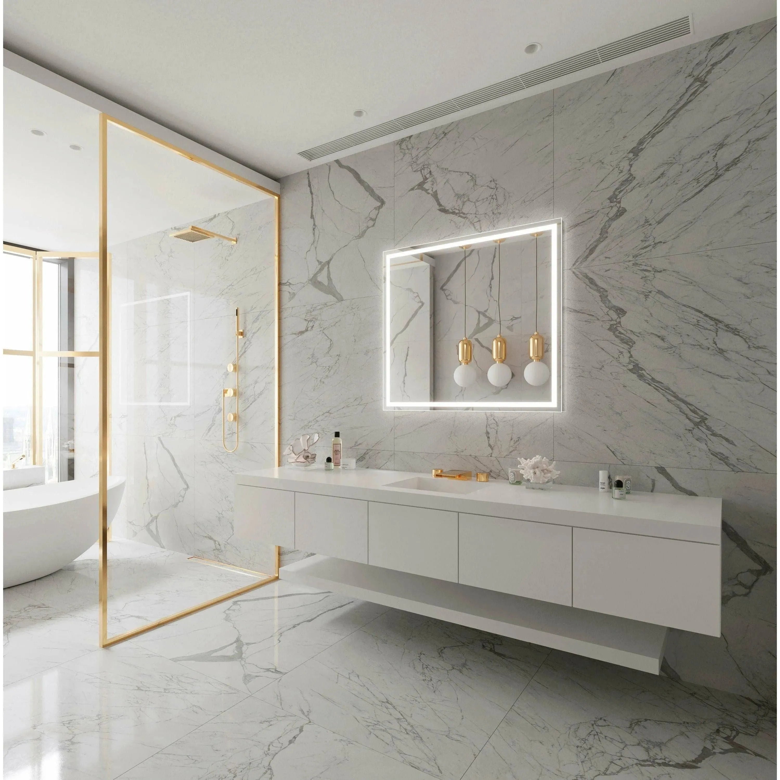 Paris Mirror - Harmony LED Mirror - HARMX20263000 | The Rug District