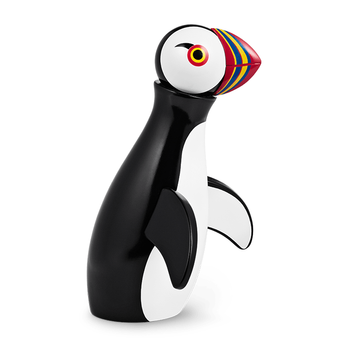 Kay Bojesen 39420 Puffin Wooden Figurine in Multi