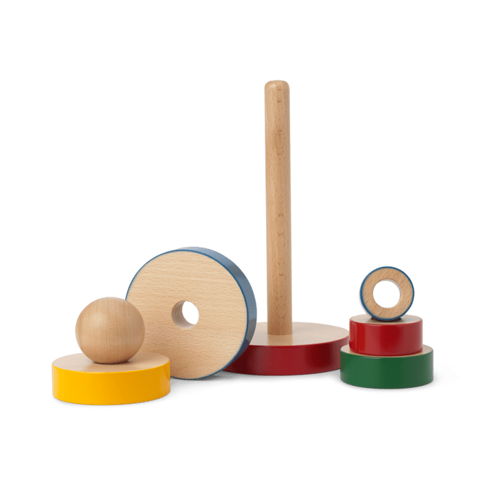 Kay Bojesen 39265 Stacking Pyramid Tower in Multi