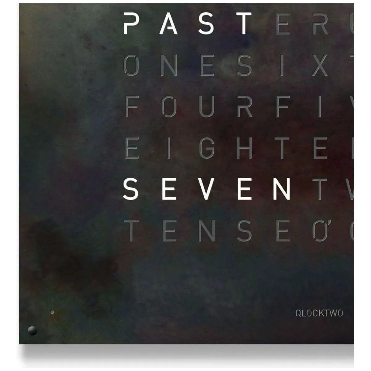 Qlocktwo - QLOCKTWO LARGE Raw Iron Creator's Edition Wall Clock - QT-LARGE-CE-FR-RI | The Rug District