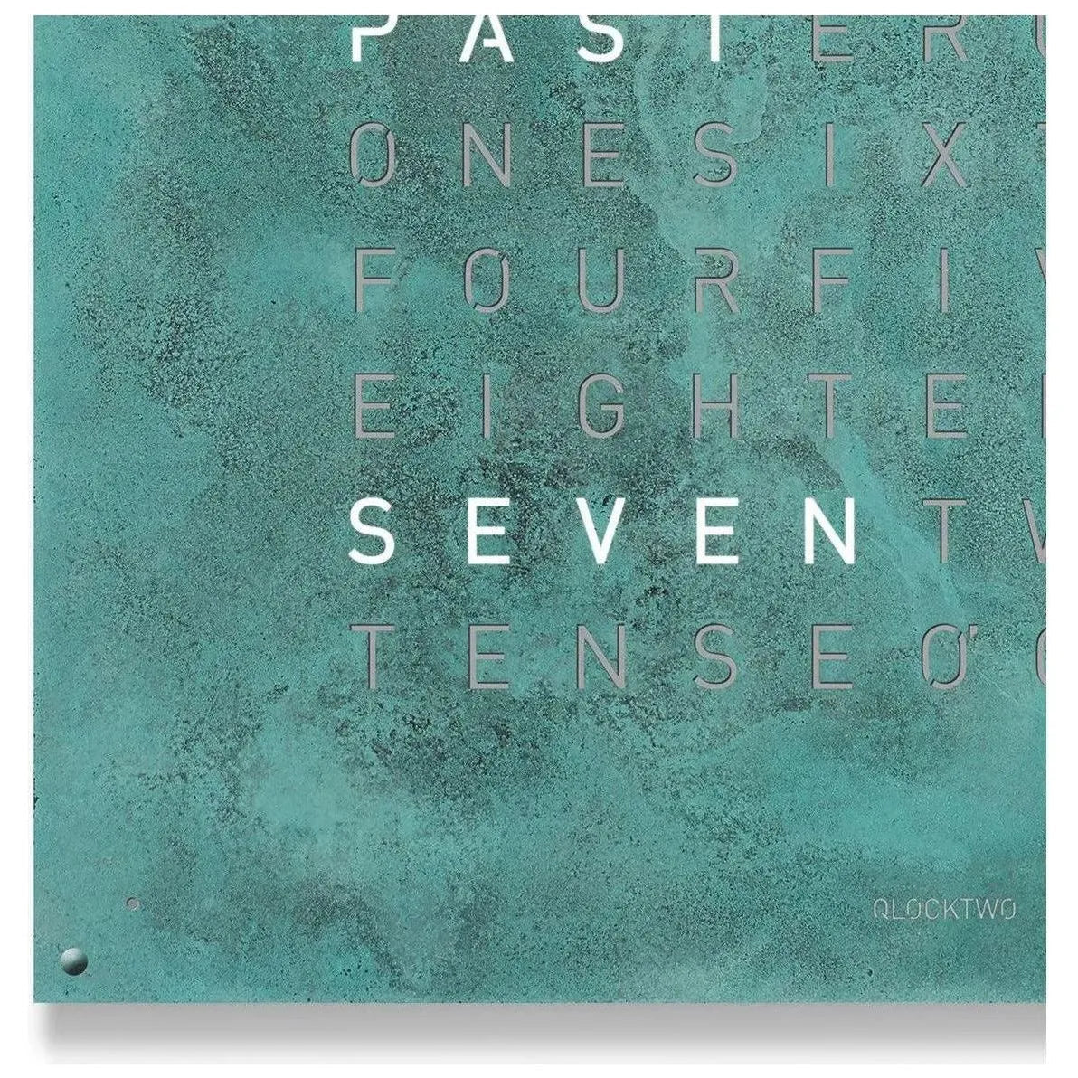 Qlocktwo - QLOCKTWO LARGE Vintage Copper Creator's Edition Wall Clock - QT-LARGE-CE-FR-VC | The Rug District