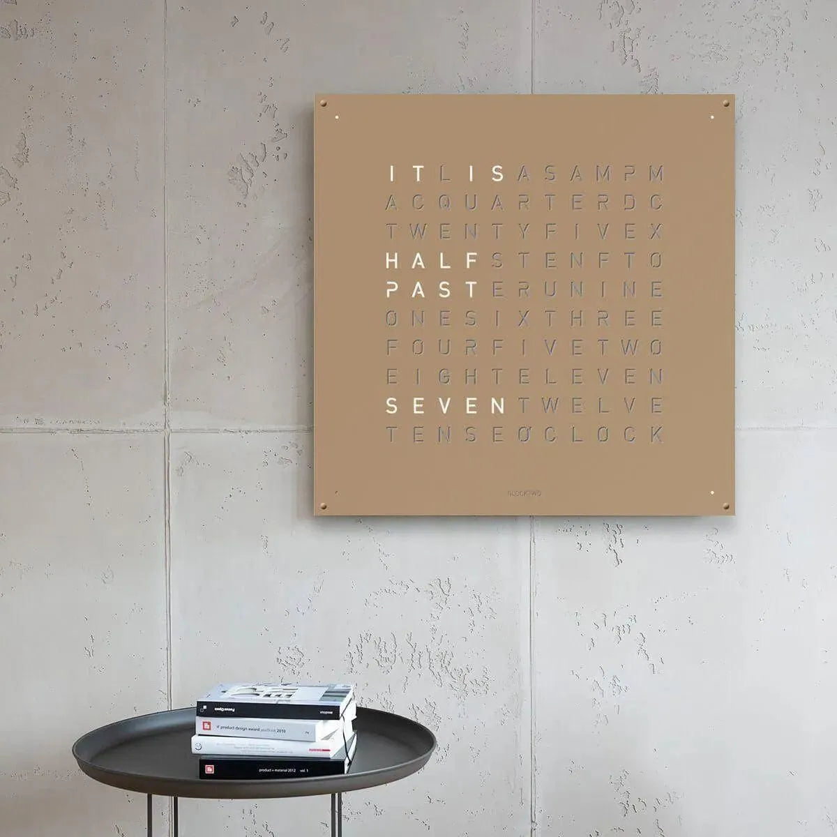 Qlocktwo - QLOCKTWO LARGE Wall Clock - QT-LARGE-EN-HZ | The Rug District