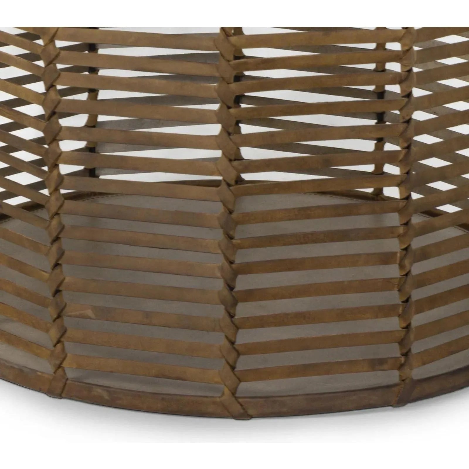 Regina Andrew - Finn Leather Basket - 20-1517 | The Rug District