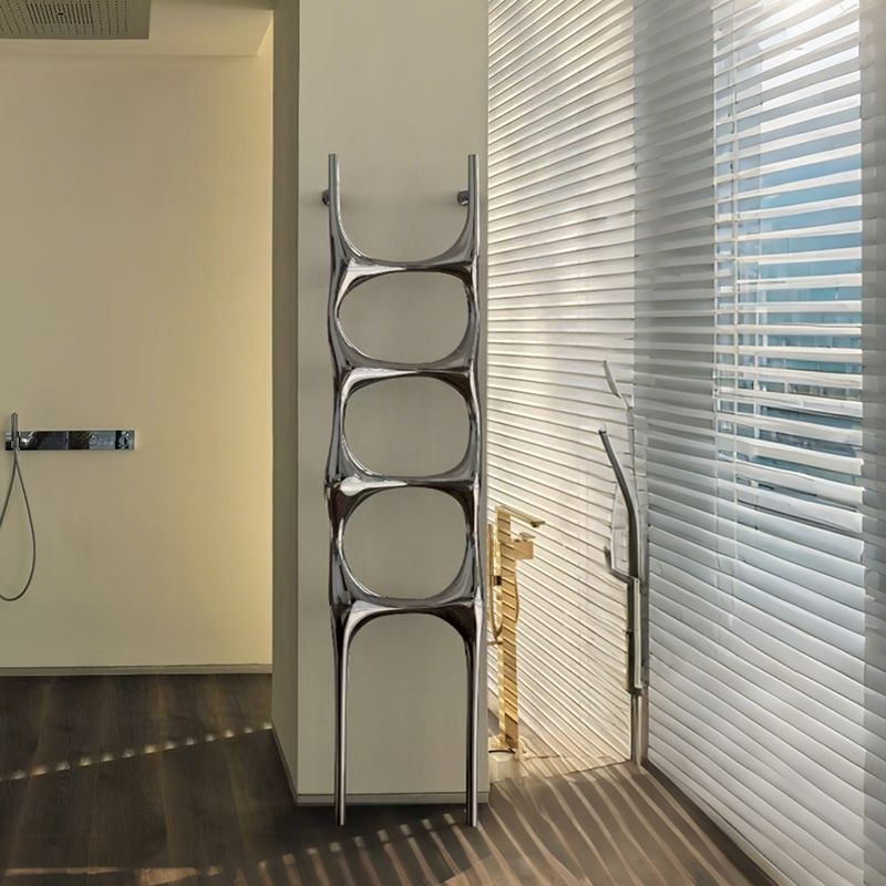 P&Bhusri S6-M-PWH-N Crete Palace Towel Warmer in Porcelain White