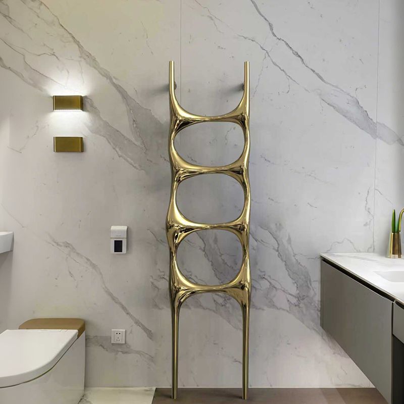 P&Bhusri S6-M-PWH-N Crete Palace Towel Warmer in Porcelain White
