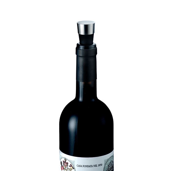 Rosendahl 25030 Grand Cru Wine Stopper in Black/Steel