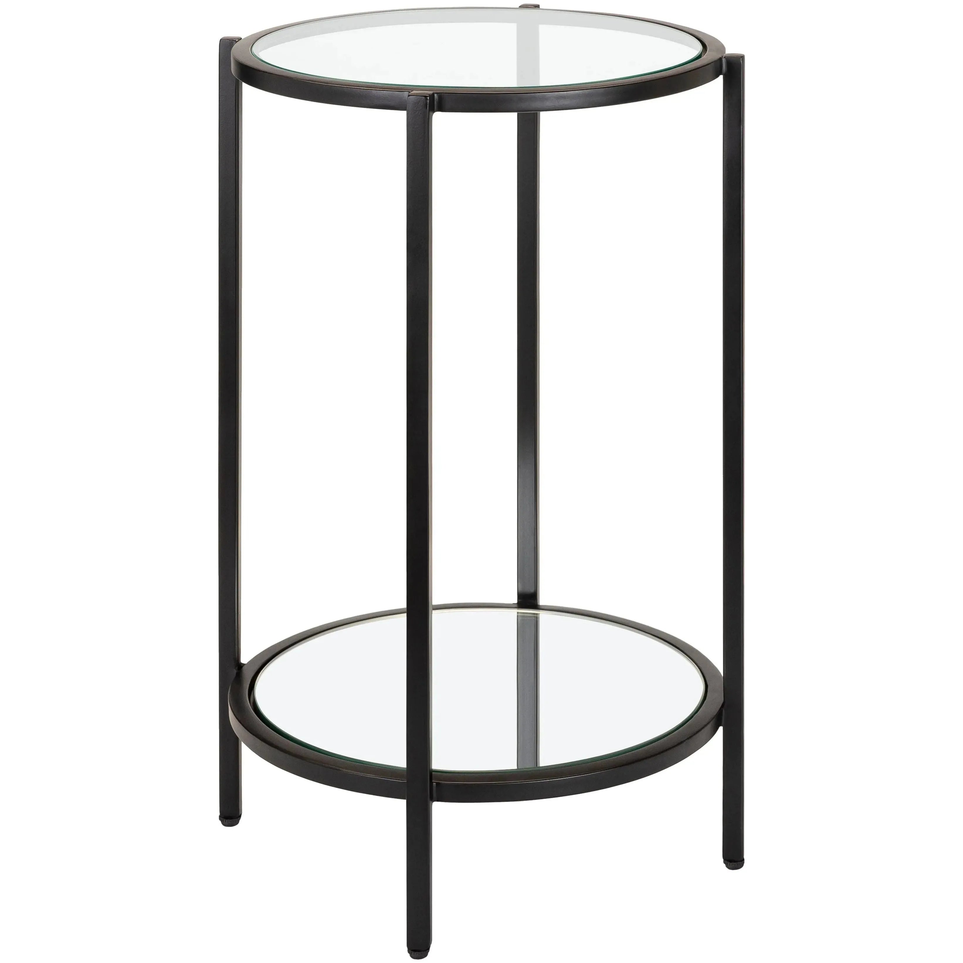 Surya - Alecsa Round End Table - EAA-004 | The Rug District