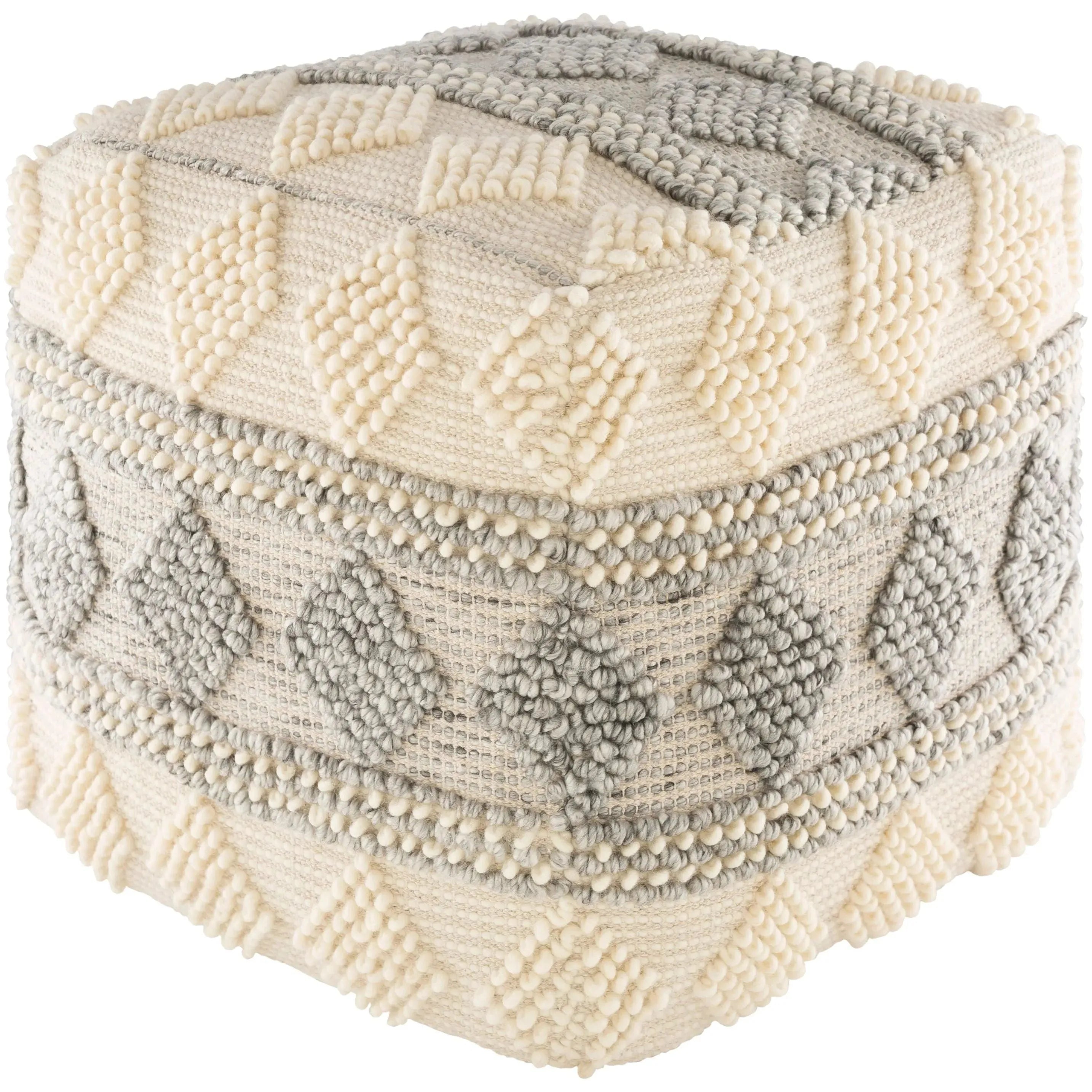 Surya - Anders Pouf - ARPF006-181818 | The Rug District