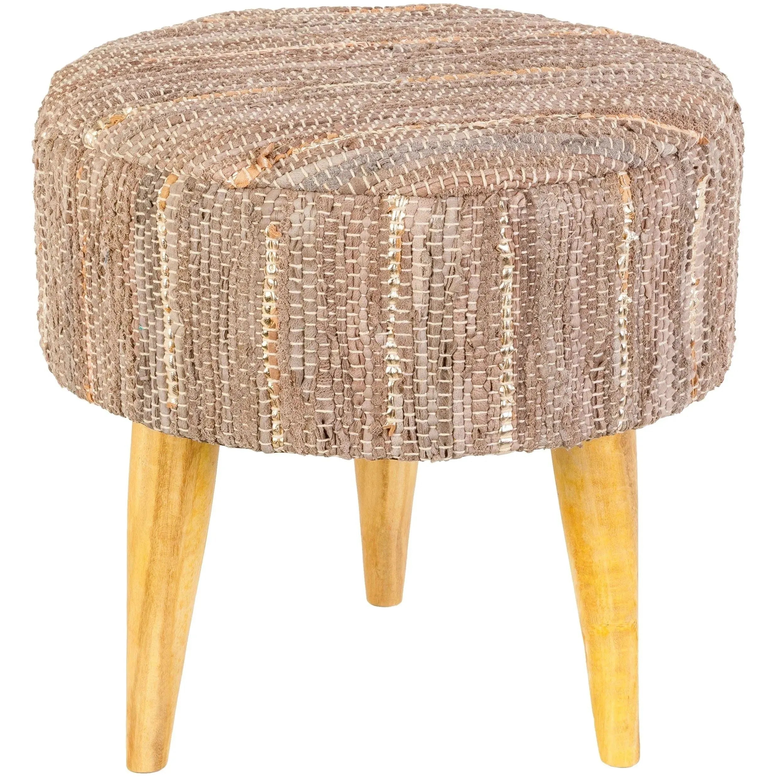 Surya - Anthracite Ottoman - ATE-007 | The Rug District