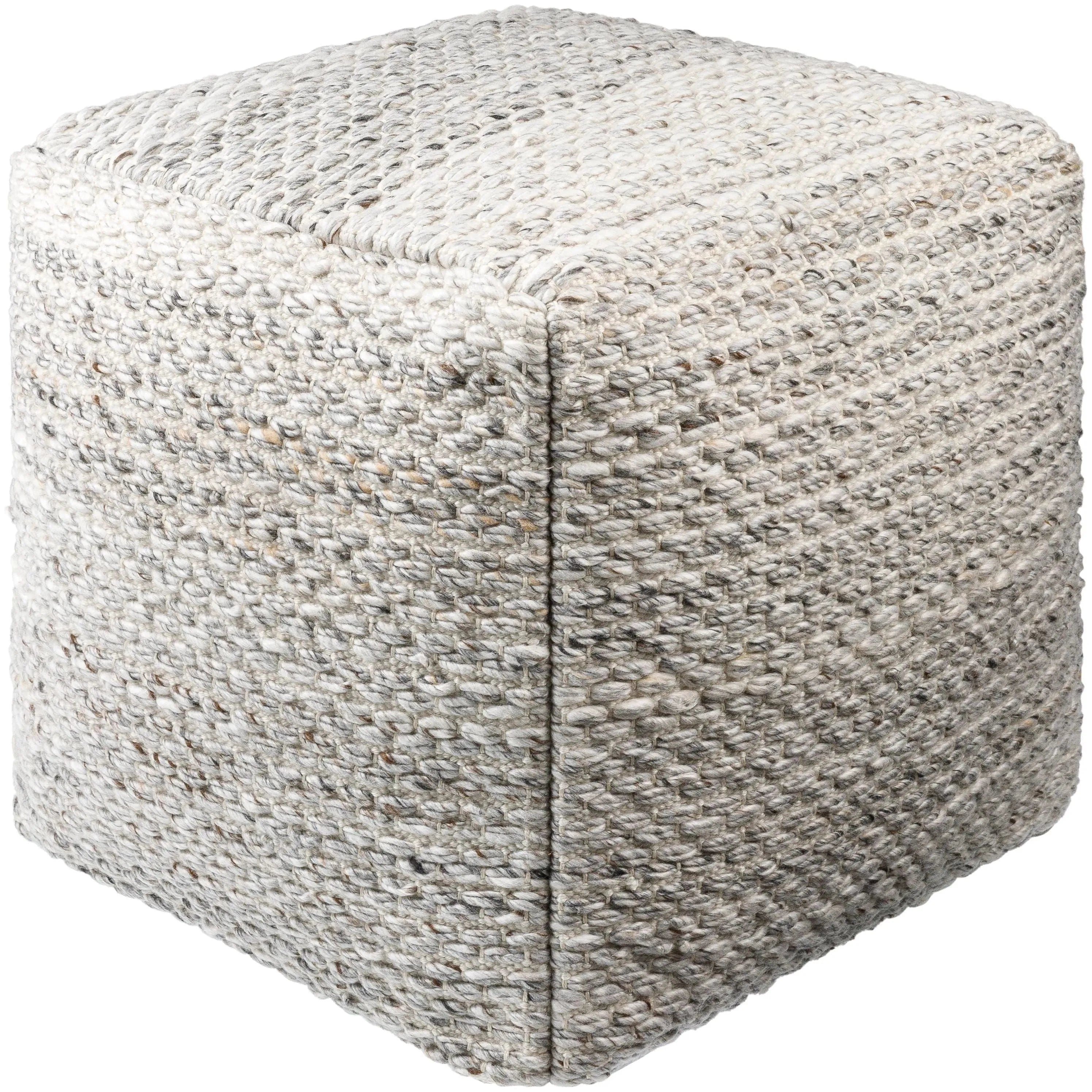 Surya - Averill Pouf - AVPF001-181818 | The Rug District