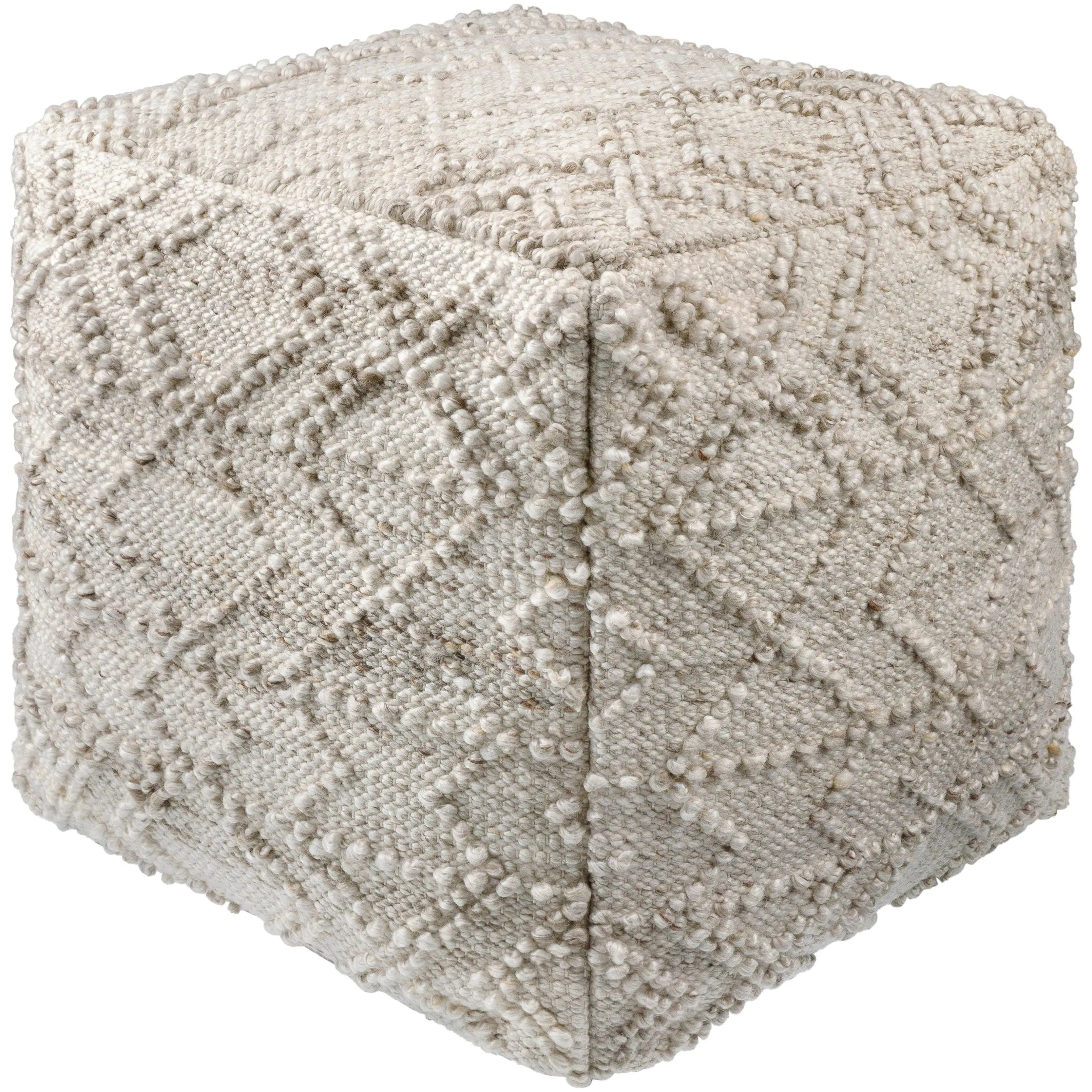Surya - Chrisley Pouf - HRPF001-181818 | The Rug District