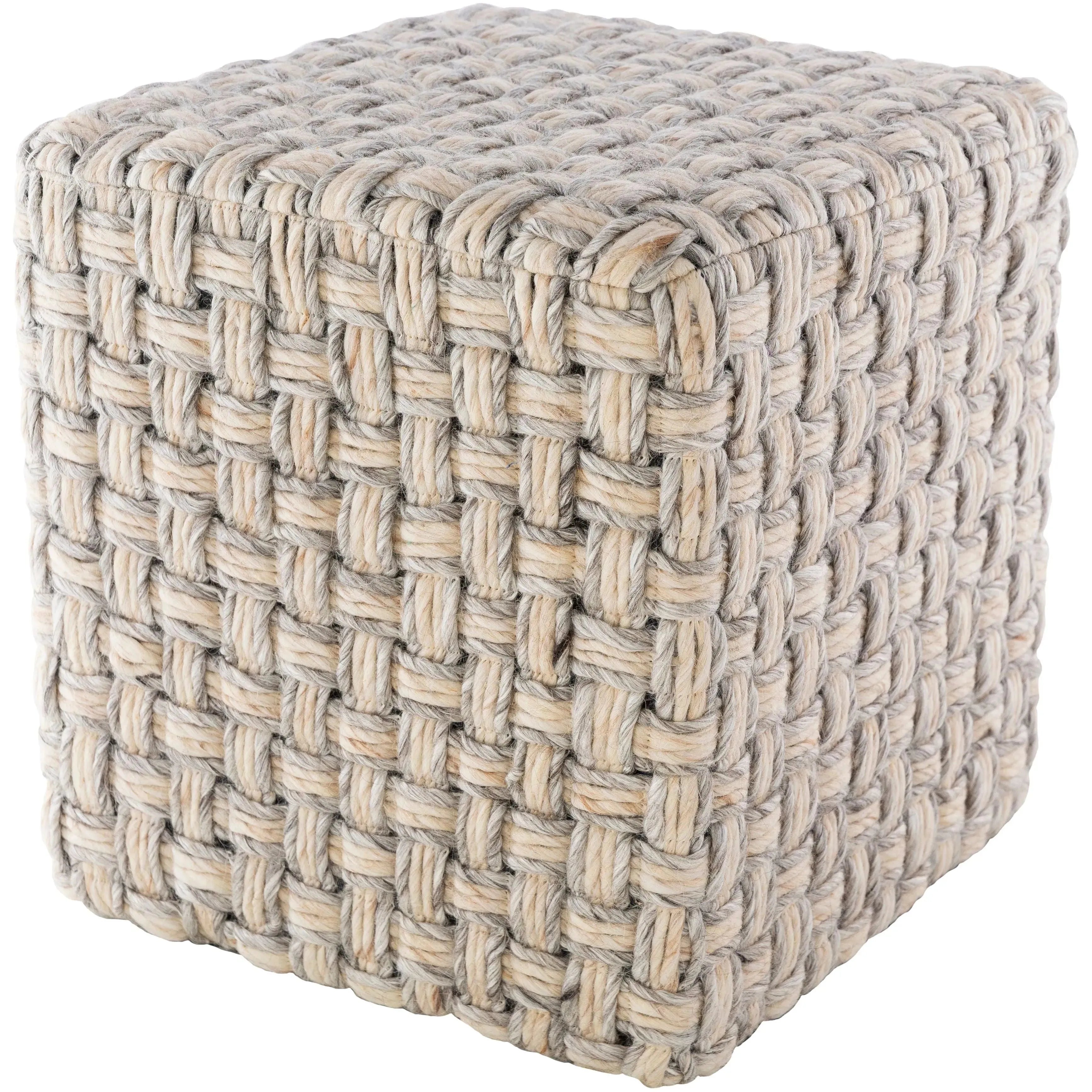 Surya - Cordoba Pouf - CDPF002-181818 | The Rug District